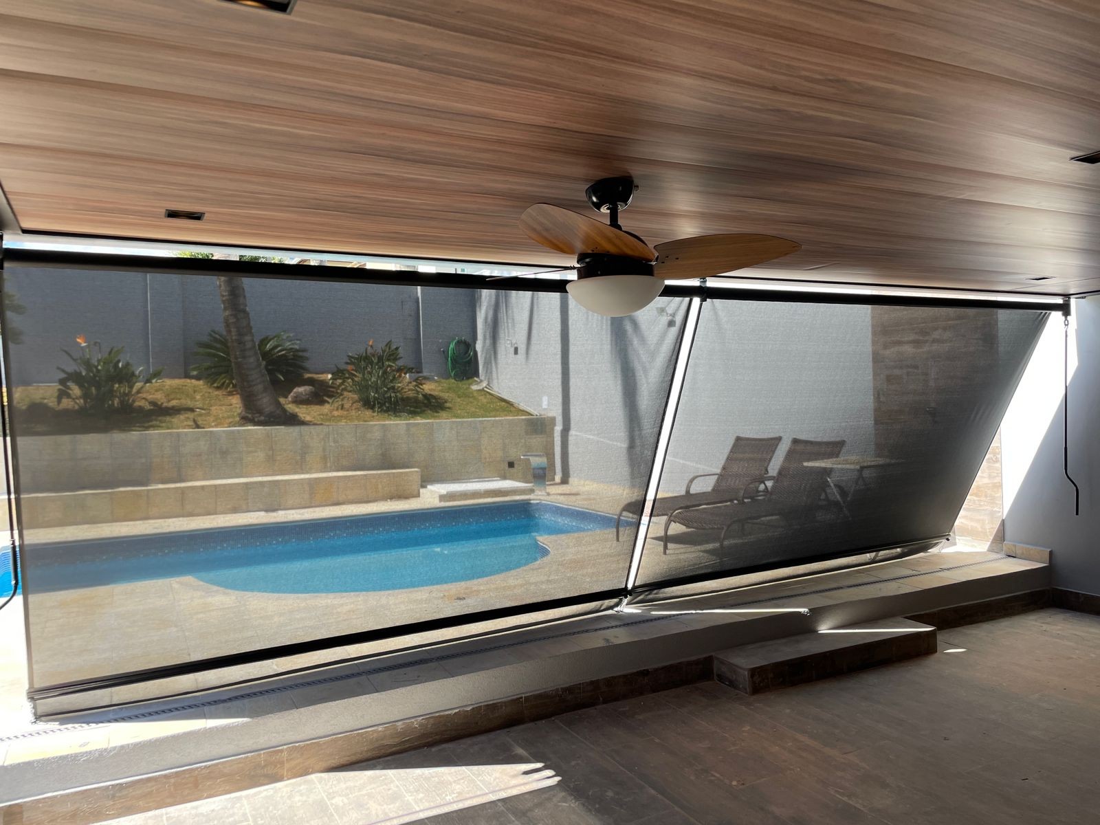 Toldo cortina em tela screen Valinhos Toldo cortina em tela screen Valinhos